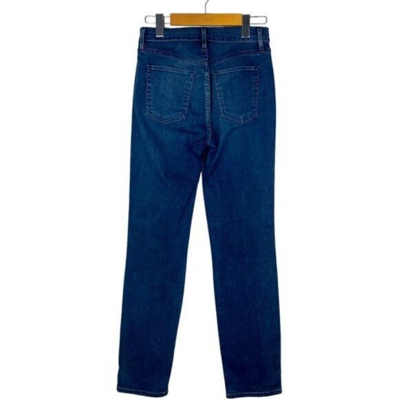 3x1 Made Here Blue Stevie Slim Straight Leg High Rise Zipper Fly Jeans US 25 - Picture 2 of 8